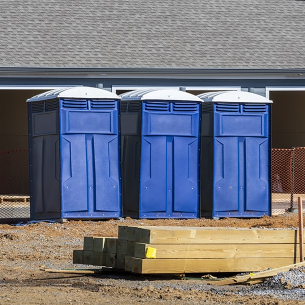 what is the cost difference between standard and deluxe porta potty rentals in Hayfield VA